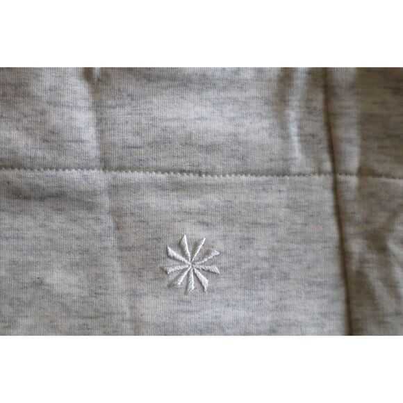 Athleta 659310 Women's Sz L/Tall Fog Gray Heather Coaster Luxe Sweatshirt Dress - Picture 8 of 16